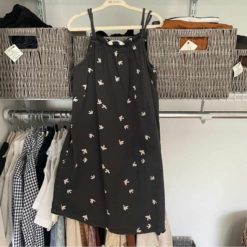 H&M bird strap girls dress